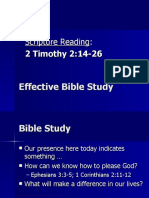 Effective Bible Study