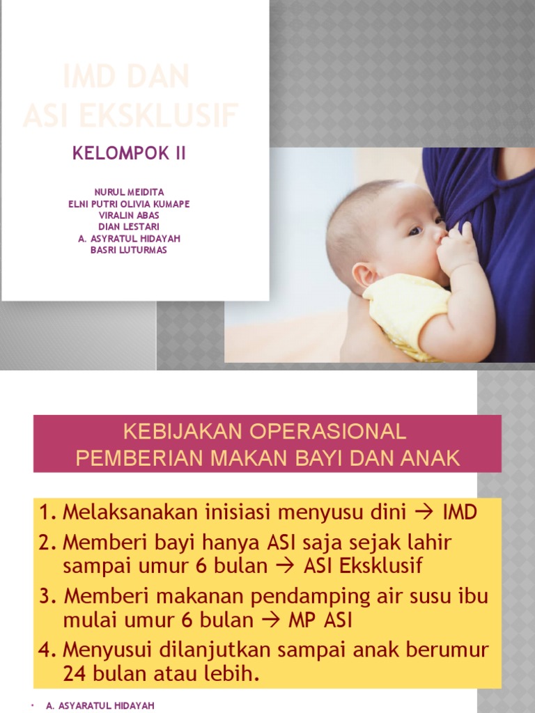 Imd Dan Asi Eksklusif Kelompok 2 Pdf