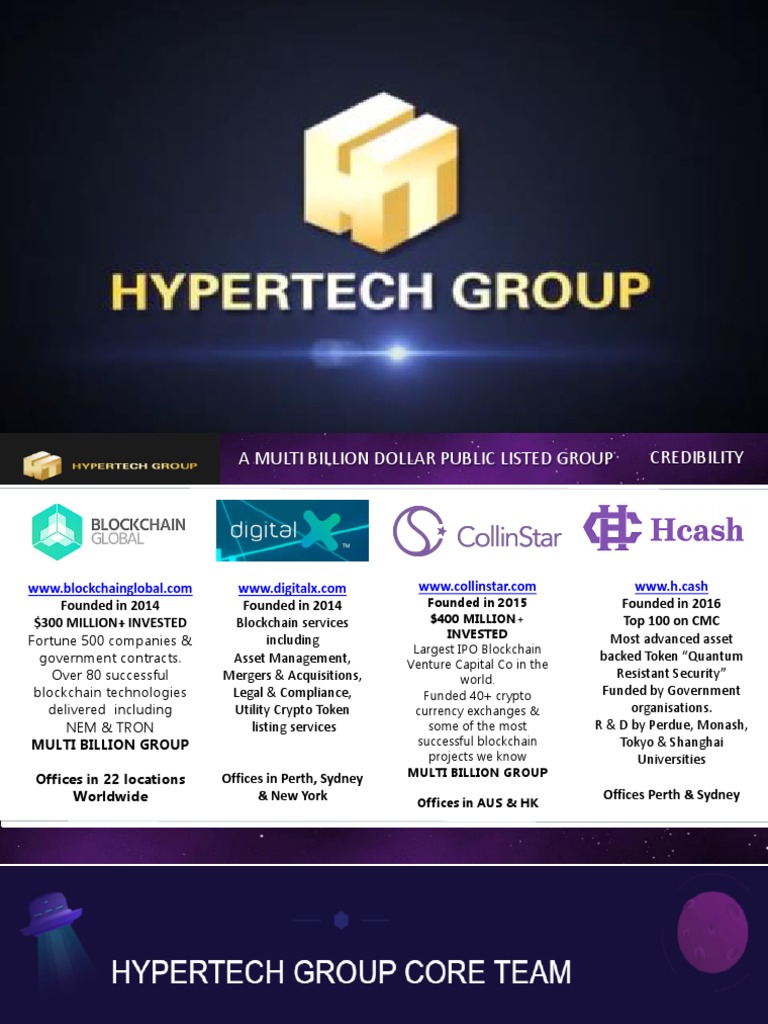 Hyper Tech Group | PDF | Trade | Financial Economics