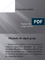 Masini de Sapat Gropi