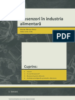 Biosenzori În Industria Alimentară - Floroiu Miruna - 1131 CEPA