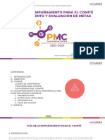 Guía de Acompañamiento Comité de Seguimiento y Evaluación de Metas PMC