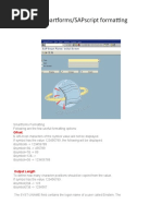 SAP ABAP Smartforms & SAPscript Formatting