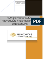 Plan de Preparación, Prevención y Respuesta Ante Emergencias Agi