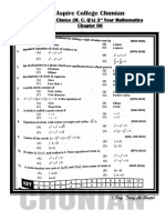 Mcqs 2nd Year Math ch06