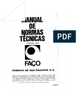 Manual de Normas Técnicas - Faço - 1976