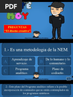 Juego de Preguntas El Diseño Creativo - NEM - MOY