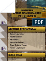 PARAMETER METODA BINA MARGA 2002 BAG A - Unlocked