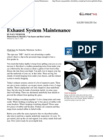 Popular Mechanics - Exhaust System Maintenance