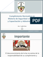 Cumplimiento Normativo en Materia de Seguridad e Higiene