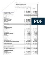 Proyeccion E.F Consolidados 2018-2019 Análisis