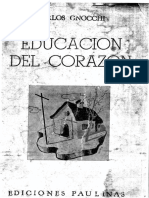 EDUCACION DEL CORAZON CARLOS CNOCCHI