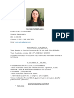 CV Constanza Gatica