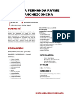 CV María Fernanda Rayme Sanchezconcha - 2P3M 2022