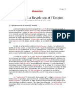 CH1 - La Révolution Et L'empire