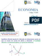 Clase 8 Microeconomía. Distorsiones Impuestos, Subsidios y Precio Mínimo