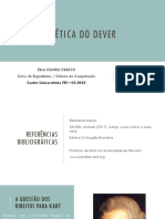 A ética do dever e os dilemas da política