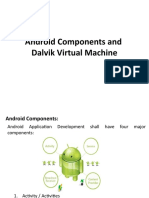 Android Components: Activities, Services, Broadcast Receivers & Content Providers