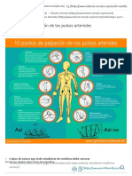 10 Puntos de Palpación de Los Pulsos Arteriales