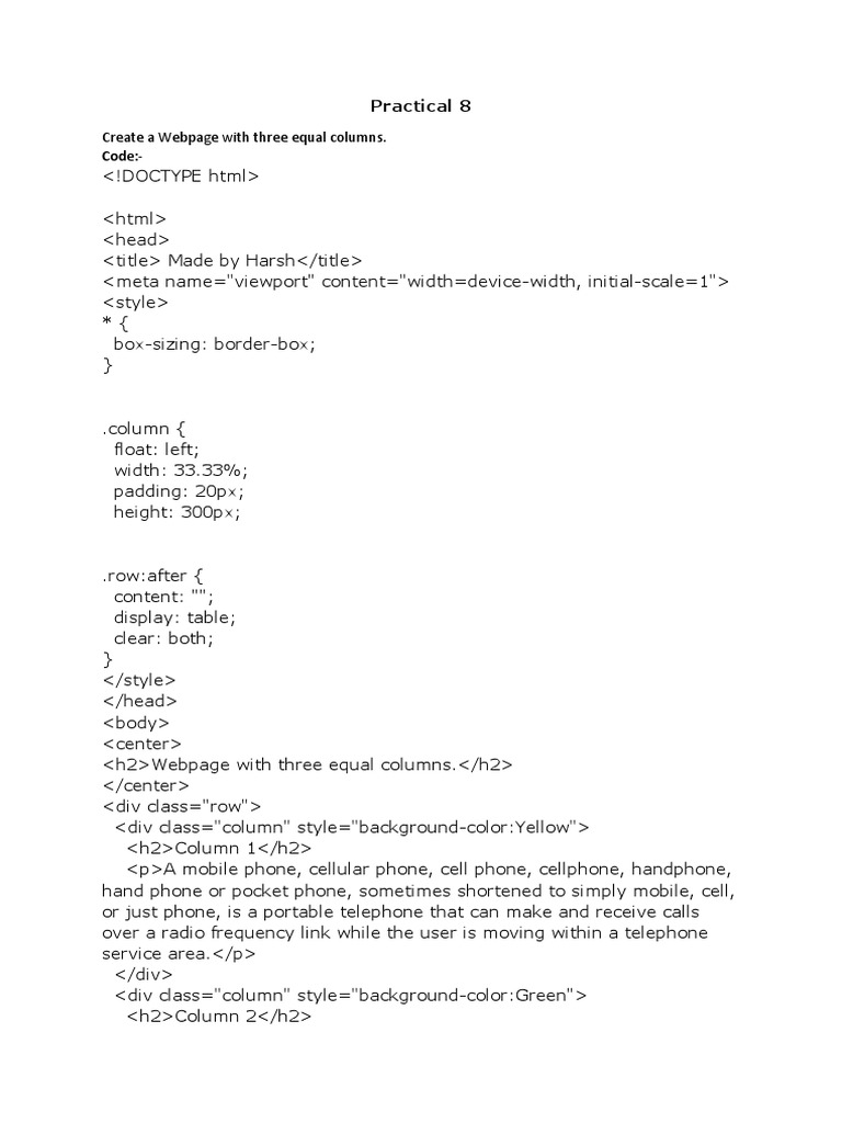 Practical 8 | PDF