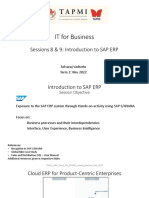 IT For Business-Introduction To SAP ERP Sec7