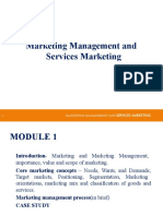 Marketing Management and Services Marketing Overview