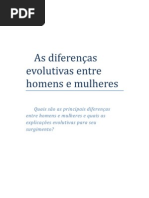 As Diferenas Evolutivas Entre Homens e Mulheres