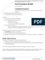 CH - 8 - Analytical Procedure (Sa 520)