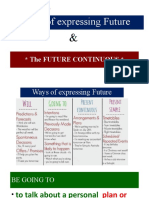 Da - Unit 5 - Four Ways To Express Future&Future Continuous
