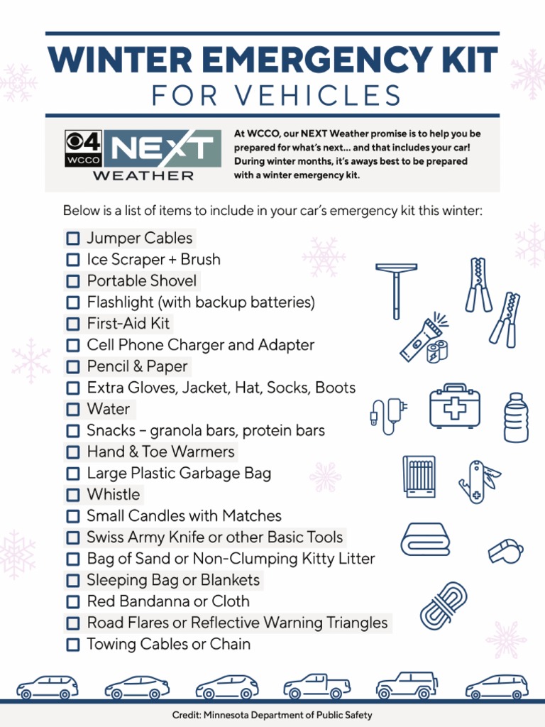 Winter emergency kit: The best items to include for your vehicle