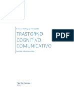 Trastorno Cognitivo Comunicativo: Trastornos Del Lenguaje y Habla Adulto