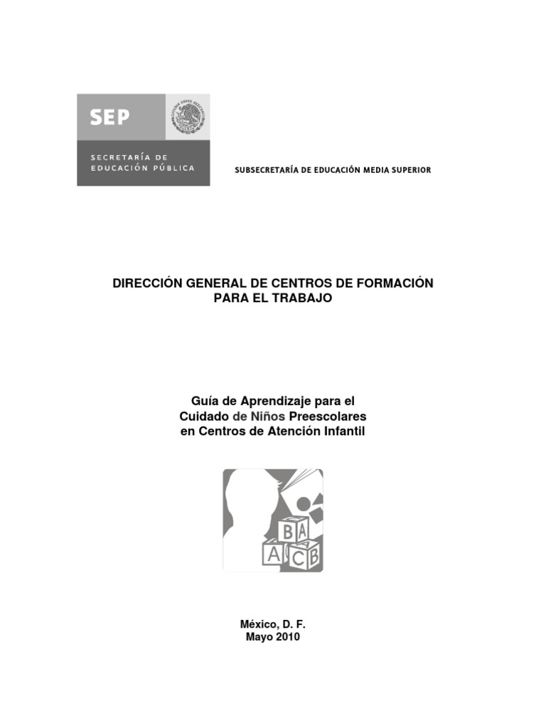 Guia de Aprendizaje | PDF | Educación de la primera infancia | Evaluación