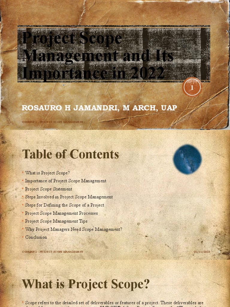 WHY IS SCOPE MANAGEMENT IMPORTANT FOR PROJECT SUCCESS visual data 2