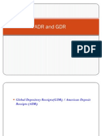 ADR and GDR