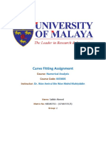 Curve Fitting Assignment Sabbir 17146555