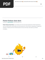 Flutter Firebase Cheat Sheet