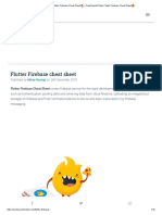 Flutter Firebase Cheat Sheet