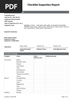 Meridium API 570 External Checklist Inspection Report Template