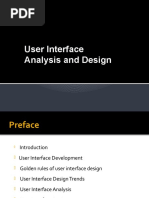 Lecture UI Analysis and Design