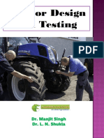Tractor Design and Testing