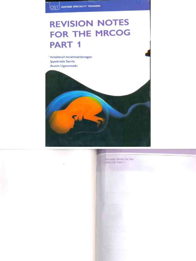 Revision Notes Mrcog Part I Pdf