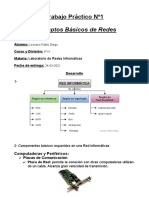 Laboratorio de Redes Informáticas - Trabajo Práctico Nº1