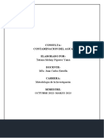 Contaminación Del Agua