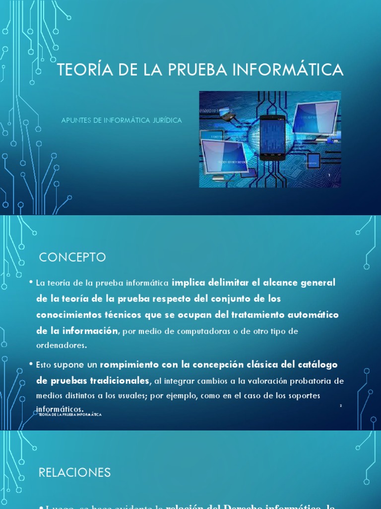 Teoría de La Prueba Informática | PDF | Informática | Teoría