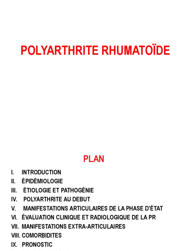 Polyarthrite Rhumatoide | PDF | Anticorps | Causes de décès