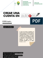 Crear Una Cuenta en Autores Redalyc - VSF