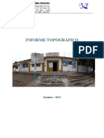 Informe Topográfico Centro de Salud de Chala