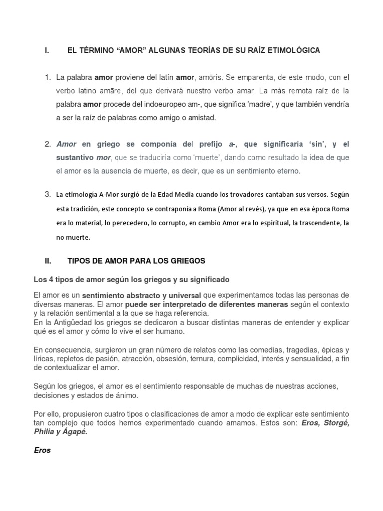 El Amor Pdf Amor Romance Amor