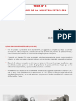 Tema #3 Precursores de La Industria Petrolera