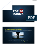 20 IDIOMS - Class Presentation